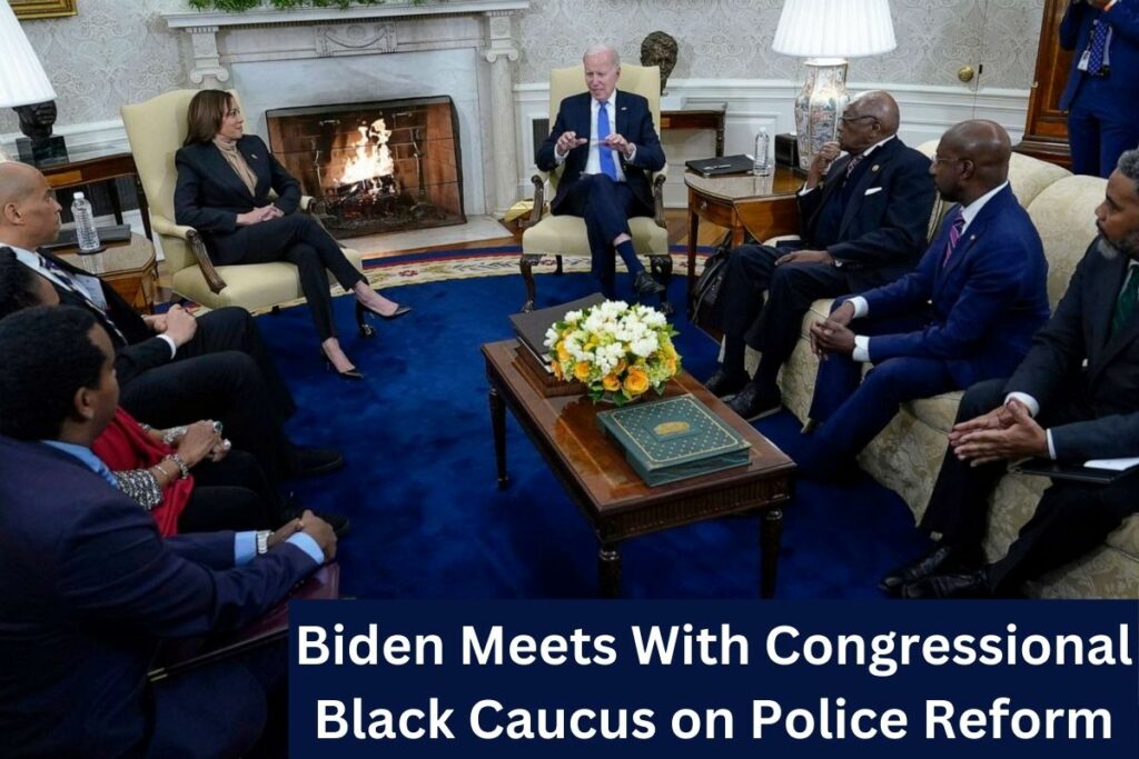 Biden Meets With Congressional Black Caucus on Police Reform