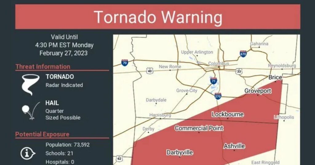 Tornado Warning Franklin County