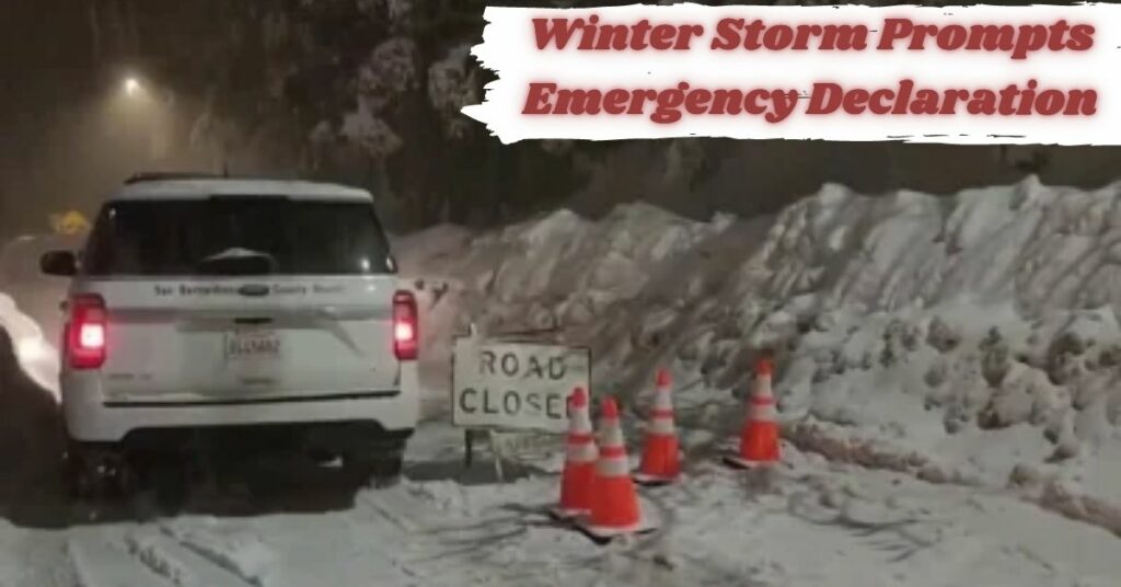 Winter Storm Prompts Emergency Declaration