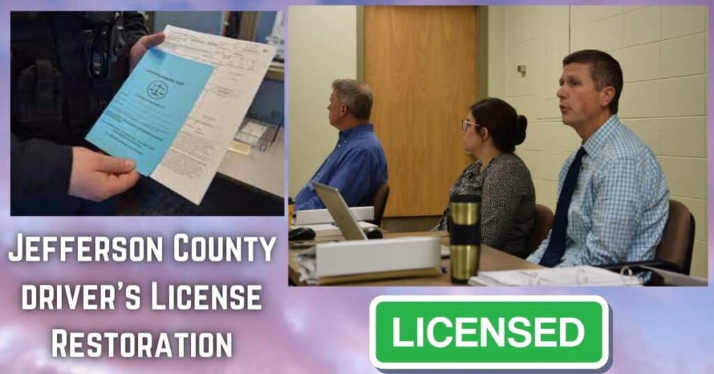 Jefferson County driver’s License Restoration