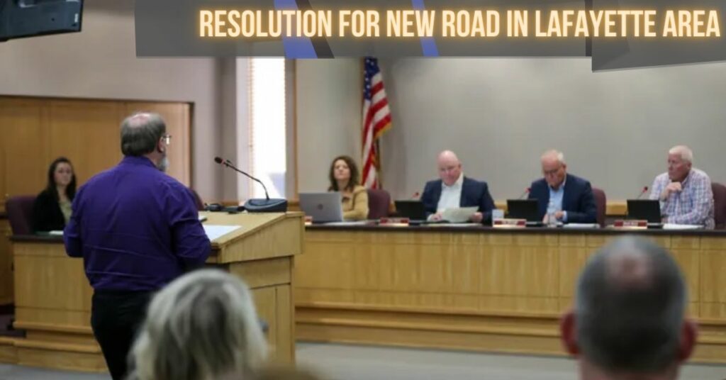 Resolution for new road in Lafayette area