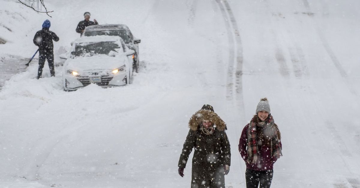 Snowfall Caused Poor Road Conditions And Several Accidents In Northwest